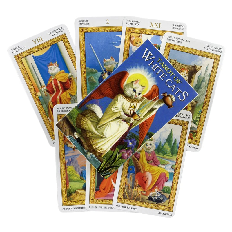 Tarot Of White Cats Cards